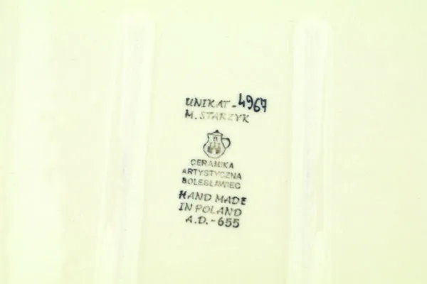 12" Rectangular Baker - Bouquet Azul