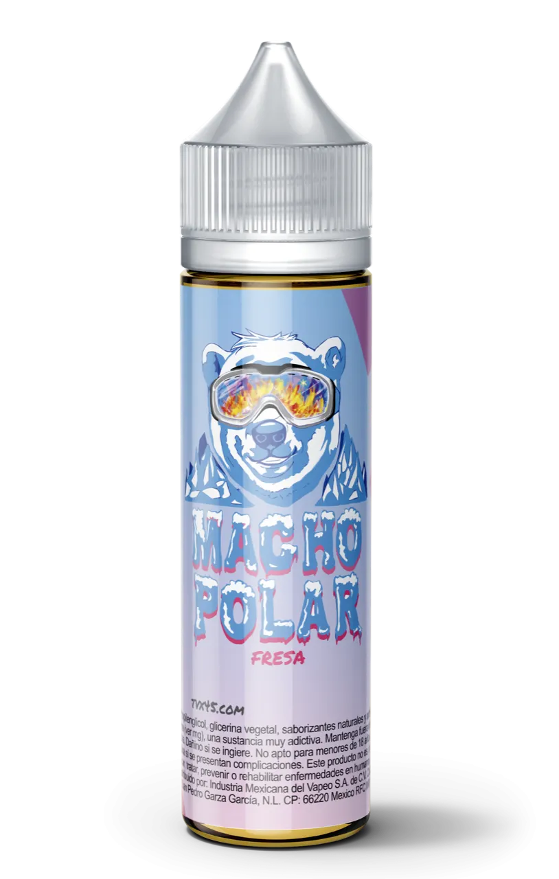 60ml Macho Polar Fresa - LIQUID PARADISE