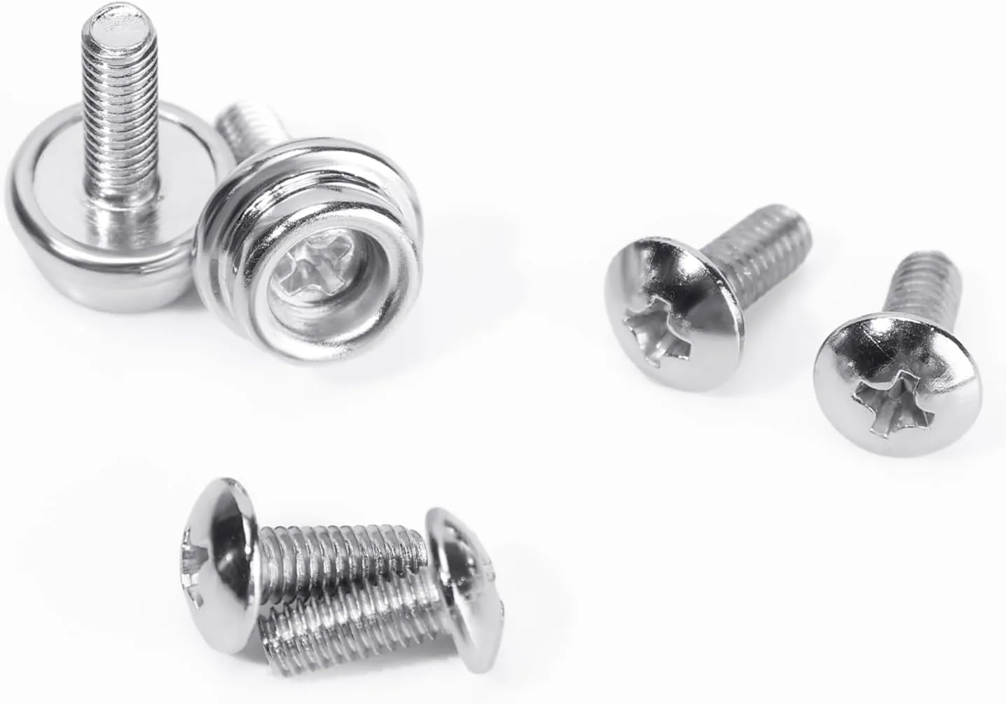 6pcs Football Helmet Repair Kits, Stainless Steel Helmet Mask Screw Kit Sport Football Helmet Hardware Kit Football Helmet Accessories for Football Softball Hockey Sports