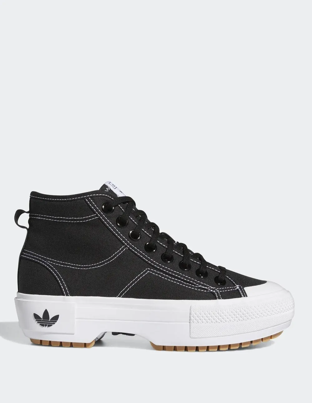 adidas Nizza Treck Negras y Blancas Mujer