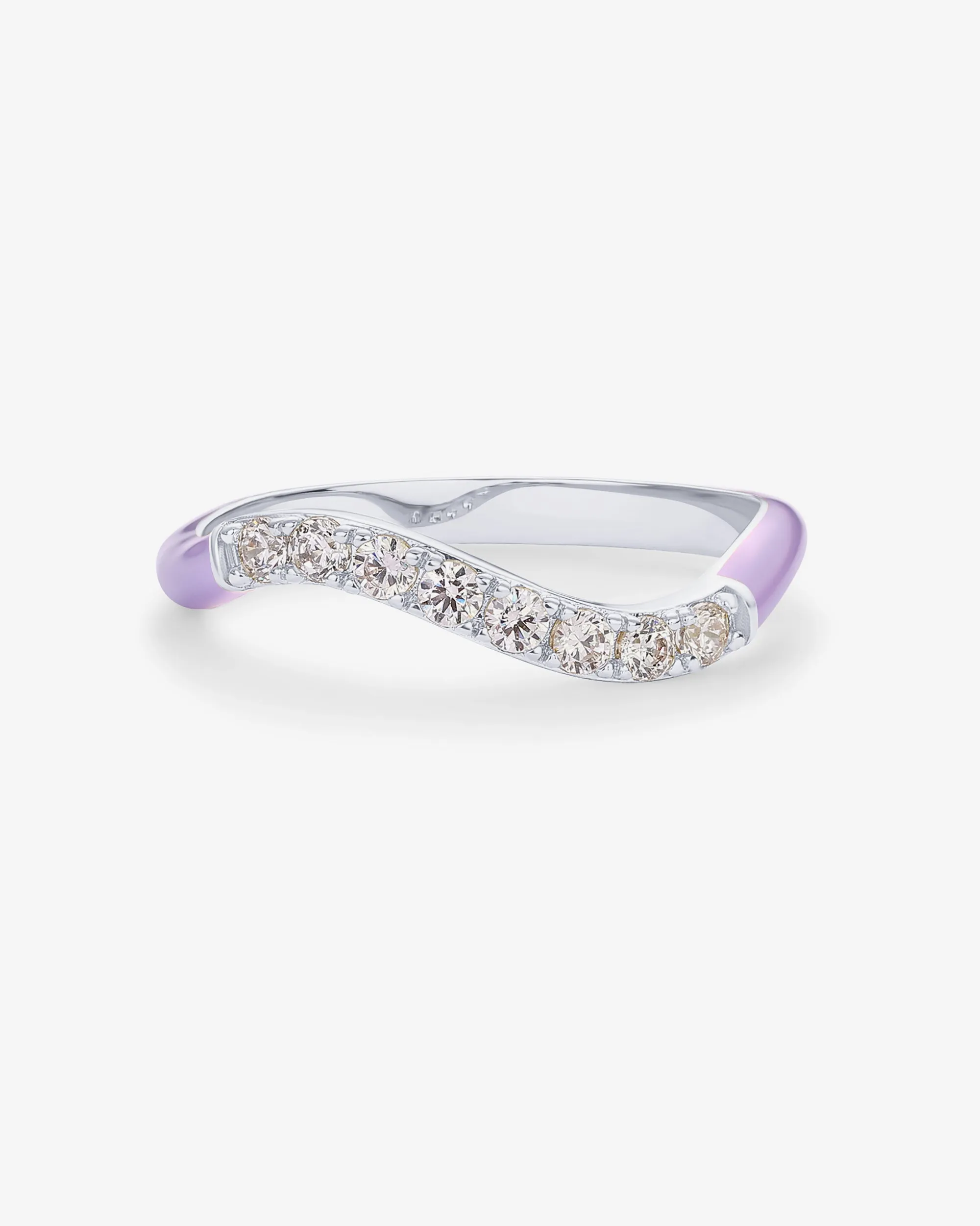 Azul Wavy Enamel Ring