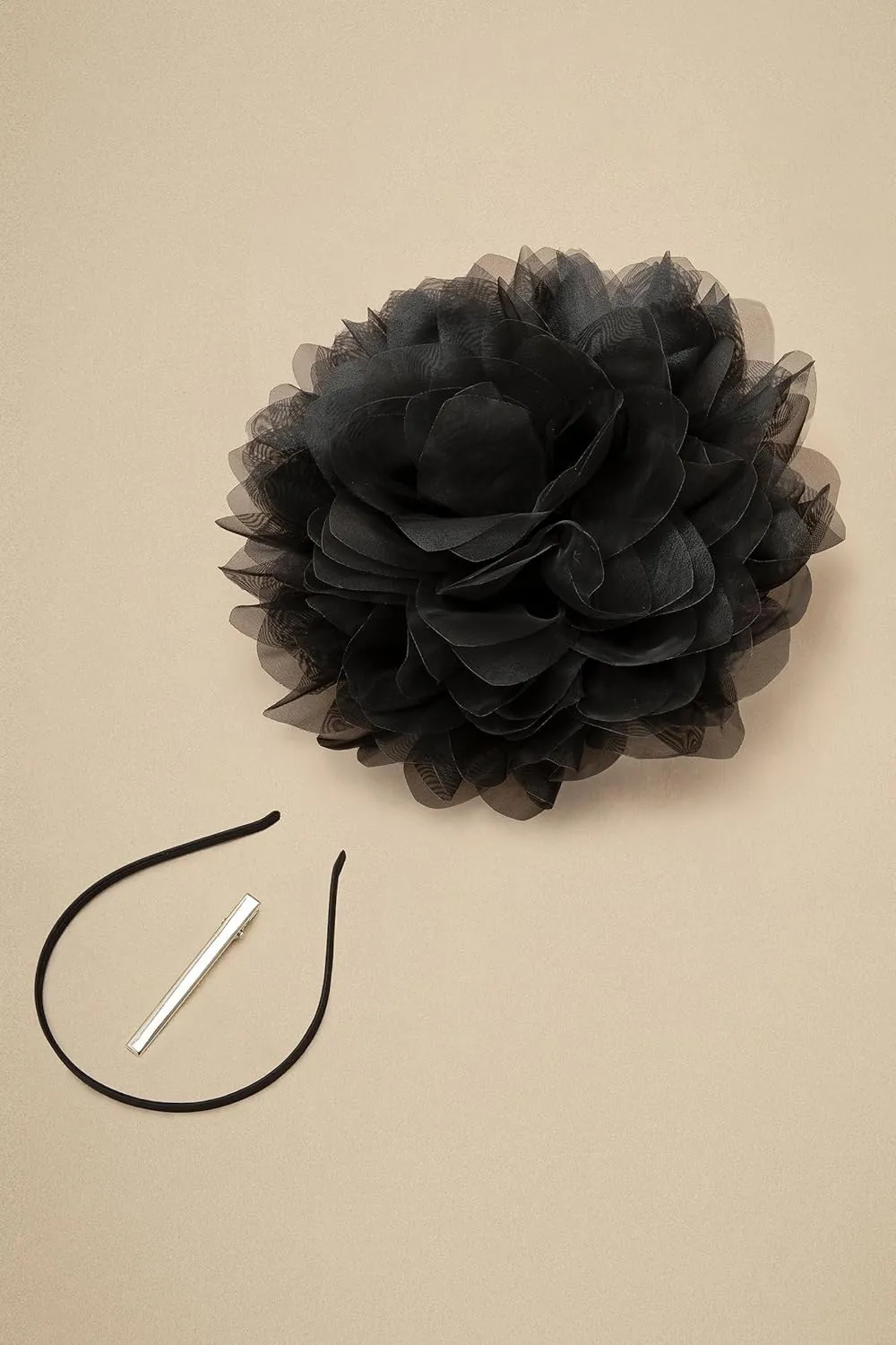 BABEYOND Fascinators Hats for Women - Tea Party Kentucky Fascinator Derby Hat Mesh Flower Fluffy Headband with Hair Clip