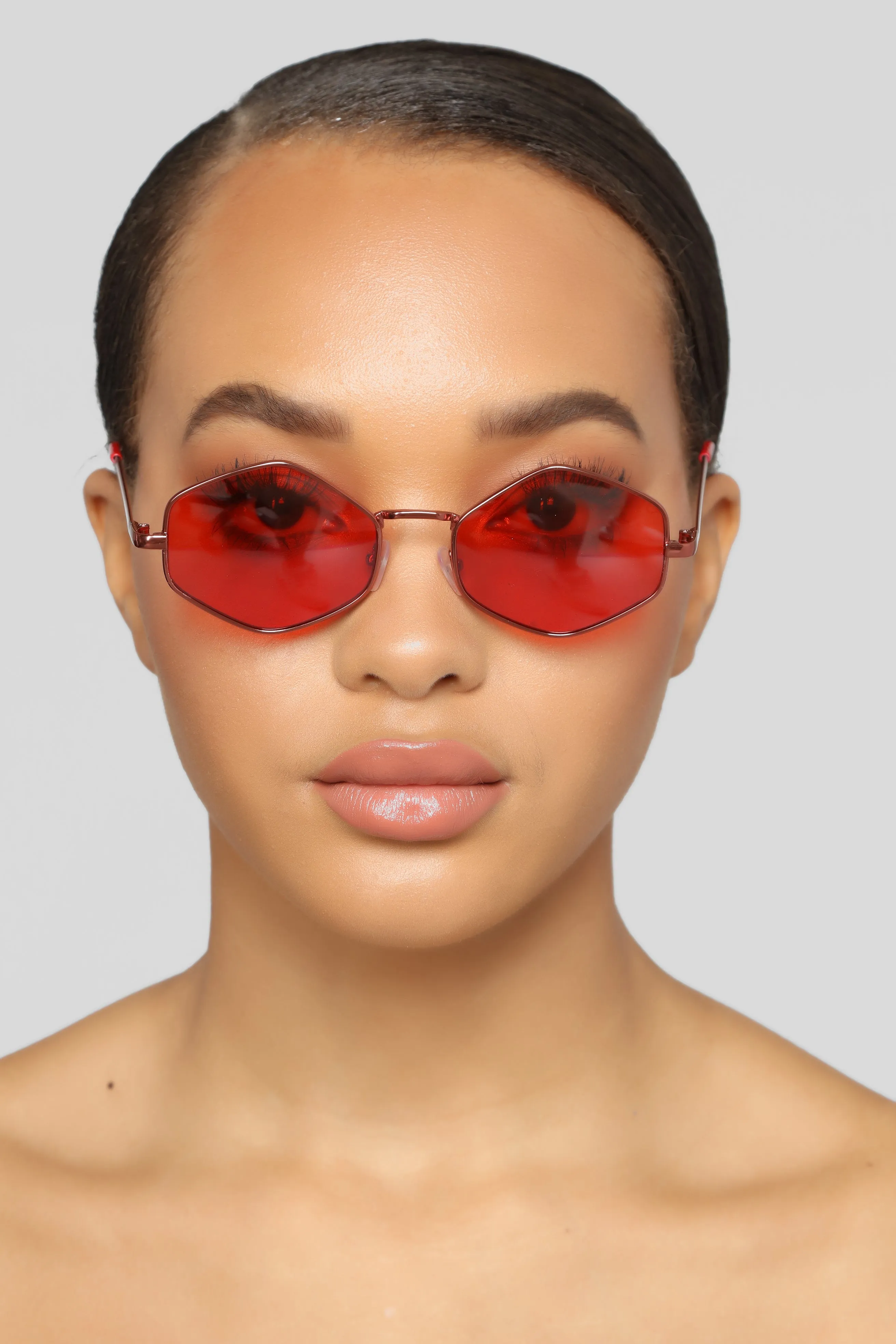 Baby Girl You're A Star Sunglasses - Red