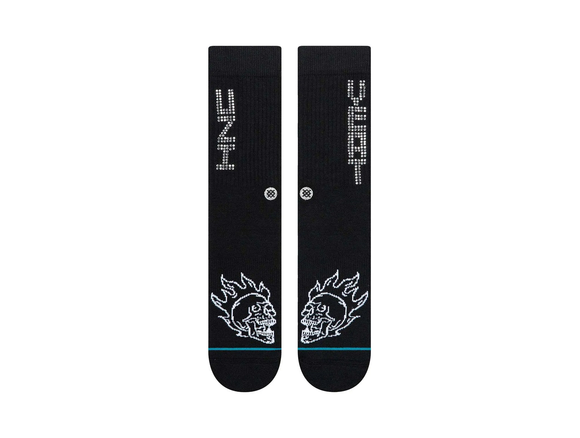 Calcetin STANCE ANTHEM UZI Unisex NEGRO