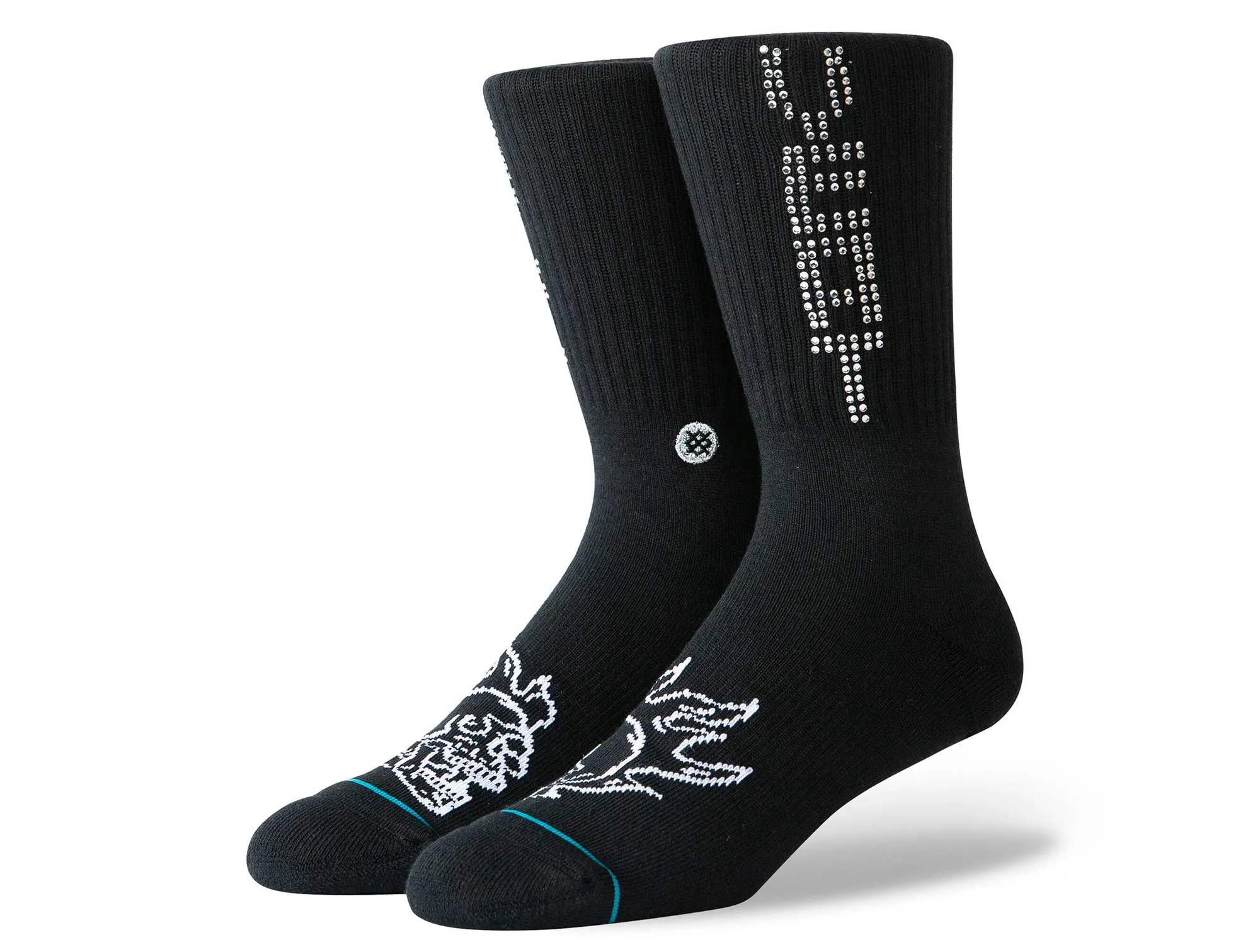 Calcetin STANCE ANTHEM UZI Unisex NEGRO