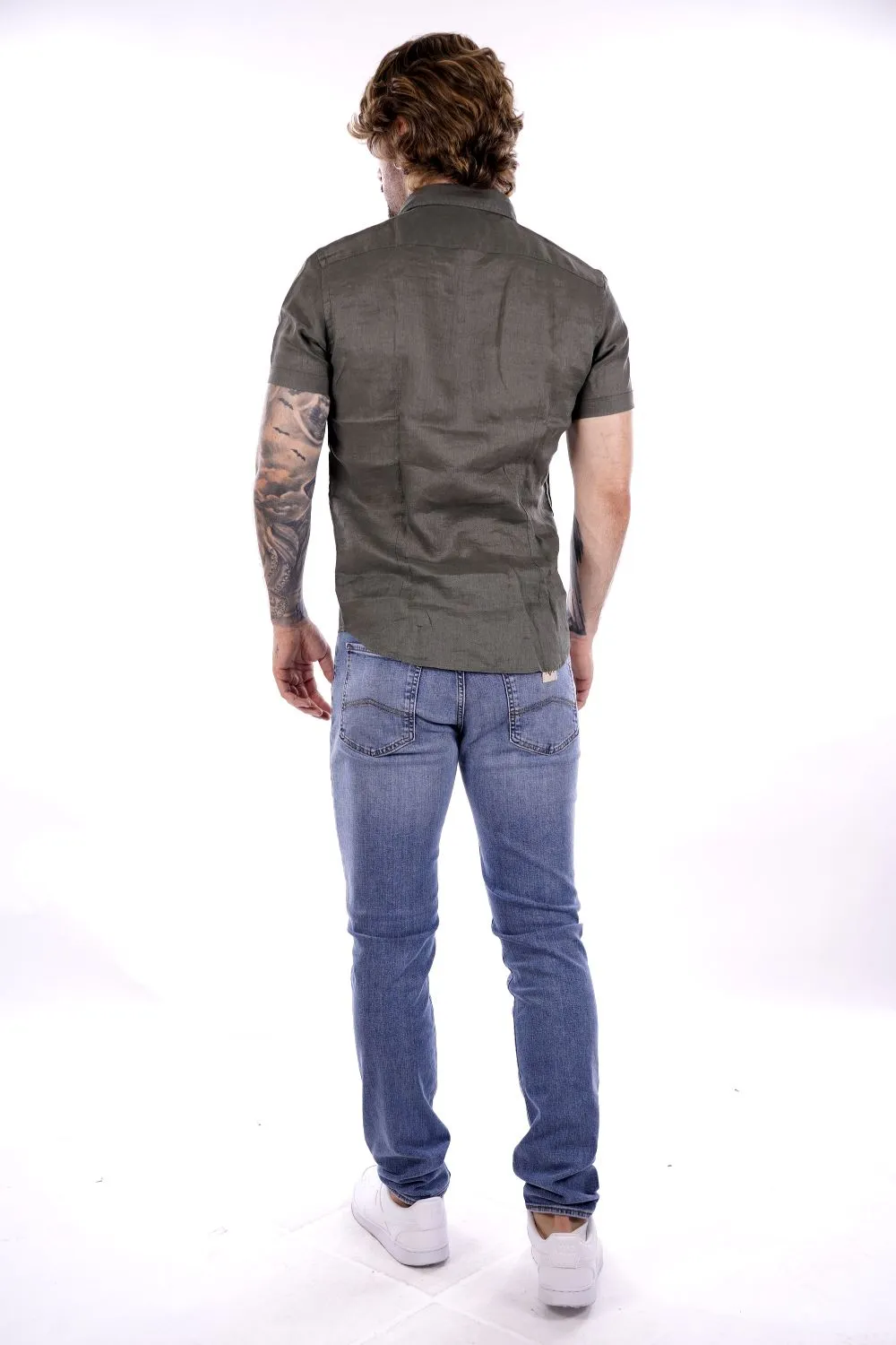 Camicia YES-ZEE da Uomo - verde C703UP000905