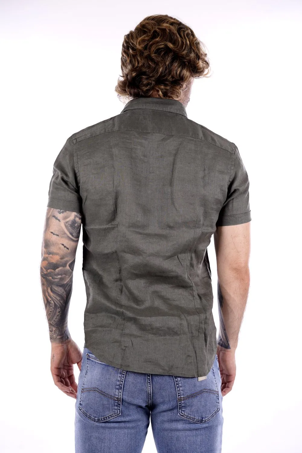 Camicia YES-ZEE da Uomo - verde C703UP000905