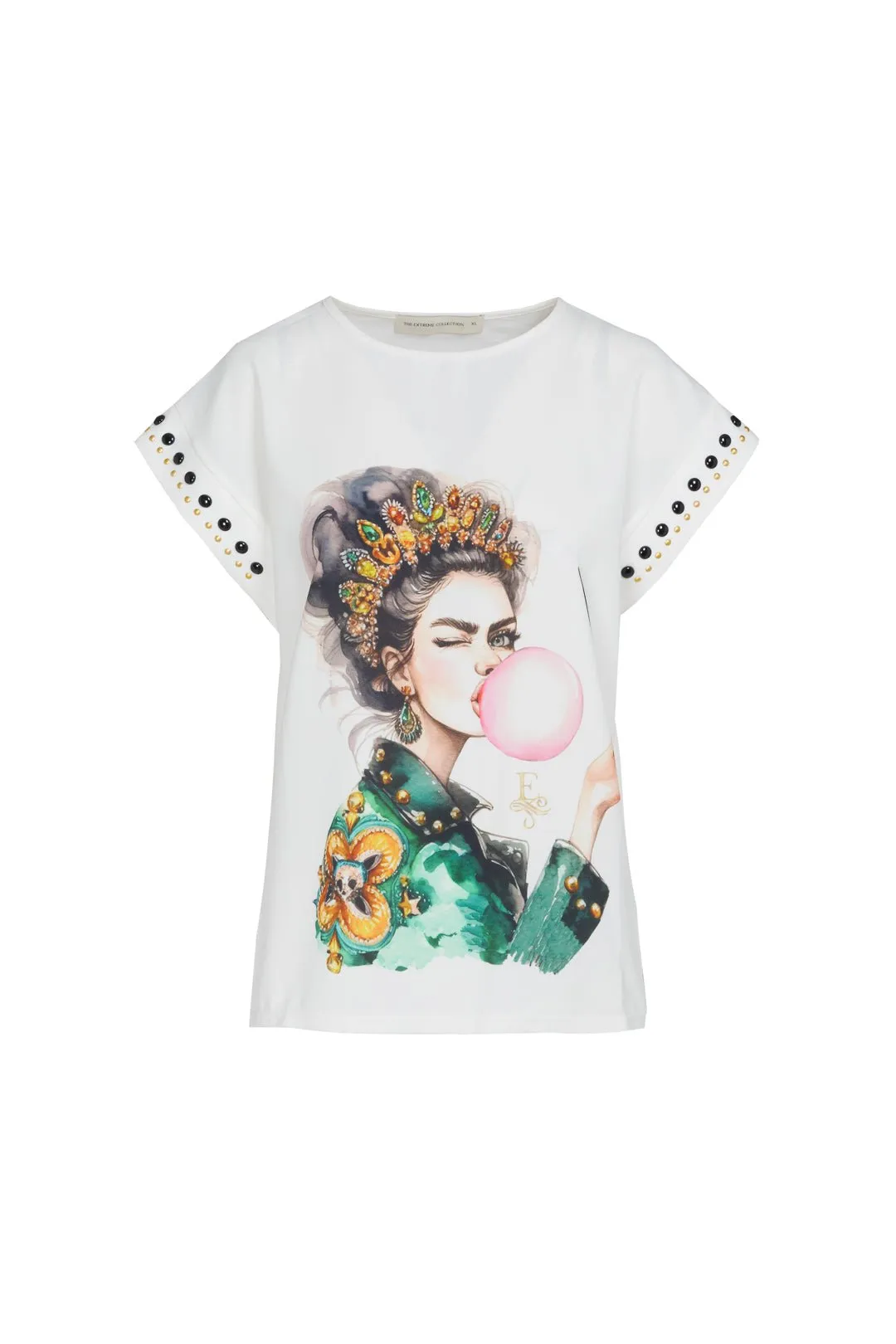 CAMISETA BLANCA BALLON ROSE