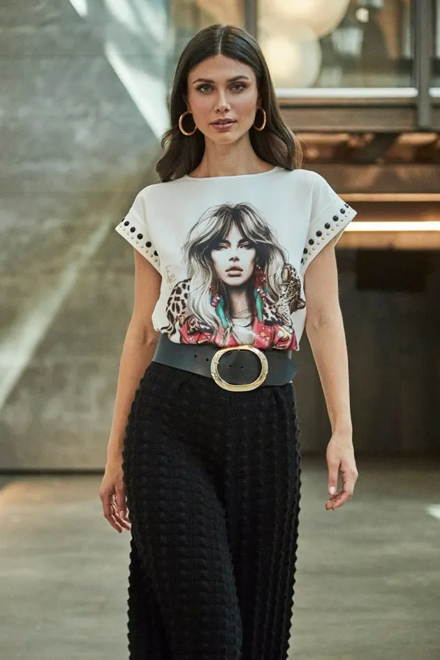 CAMISETA BLANCA SAUVAGE