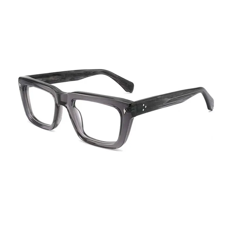 CCspace Unisex Full Rim Square Cat Eye Acetate Eyeglasses 54908