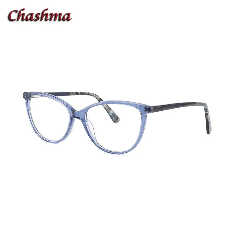 Chashma Ochki Women's Full Rim Square Cat Eye Acetate Eyeglasses 9014