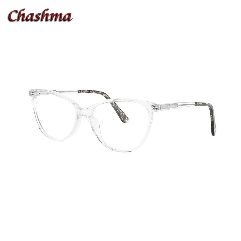 Chashma Ochki Women's Full Rim Square Cat Eye Acetate Eyeglasses 9014