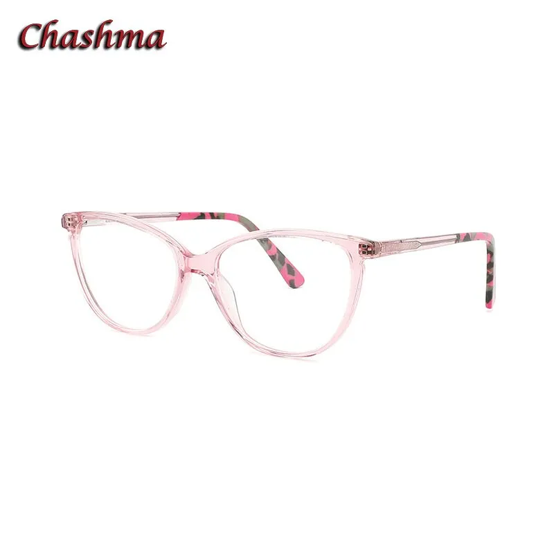 Chashma Ochki Women's Full Rim Square Cat Eye Acetate Eyeglasses 9014