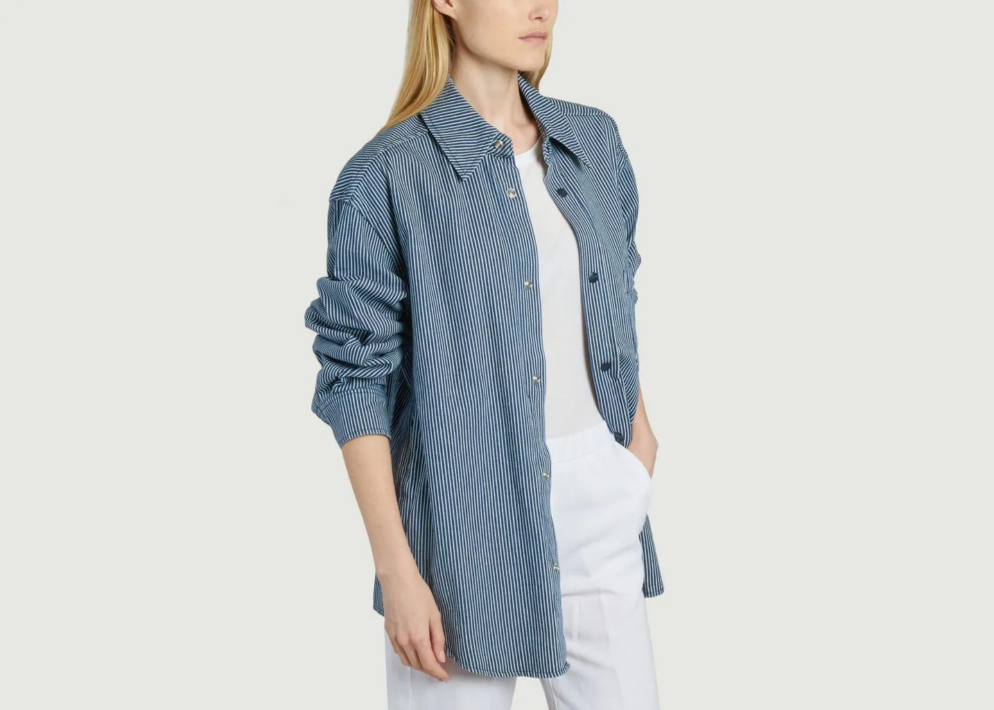 Chemise Main Wom Bleu Marine - Bleu - Femme