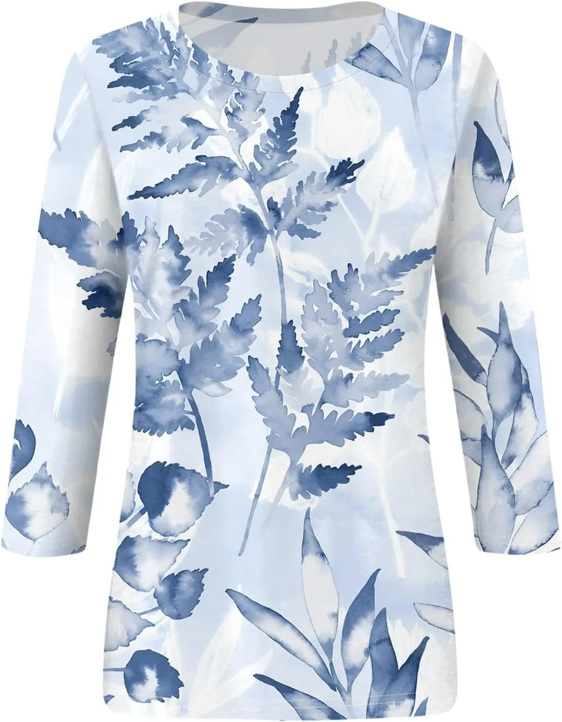 ChicCrate Womens Tops 3/4 Sleeve T-Shirts Crew Neck Loose Casual Tunic Blouses Fashion 2025 Shirts Graphic Tees