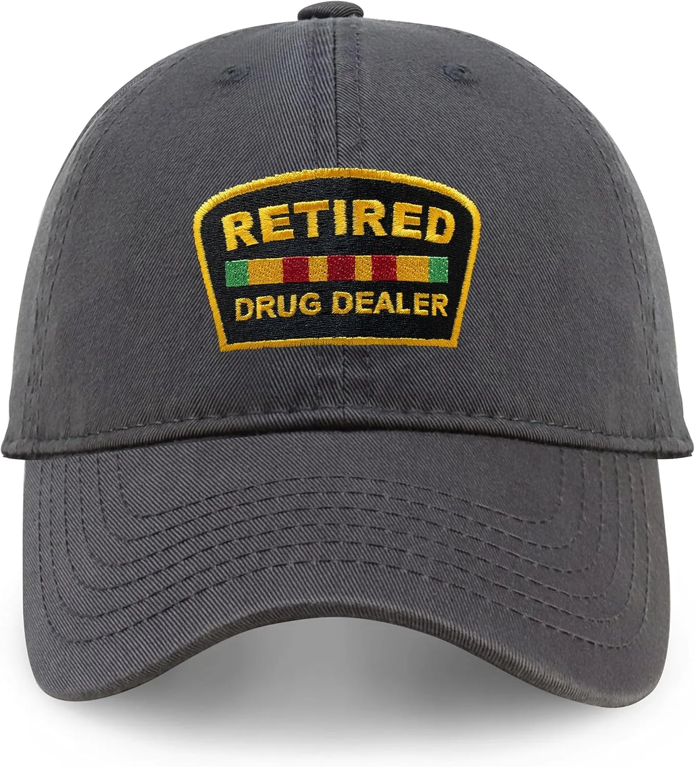 CHOK.LIDS Retired Drug Dealer Hat Dad Hat Cotton Baseball Cap Polo Style Low Profile PC101
