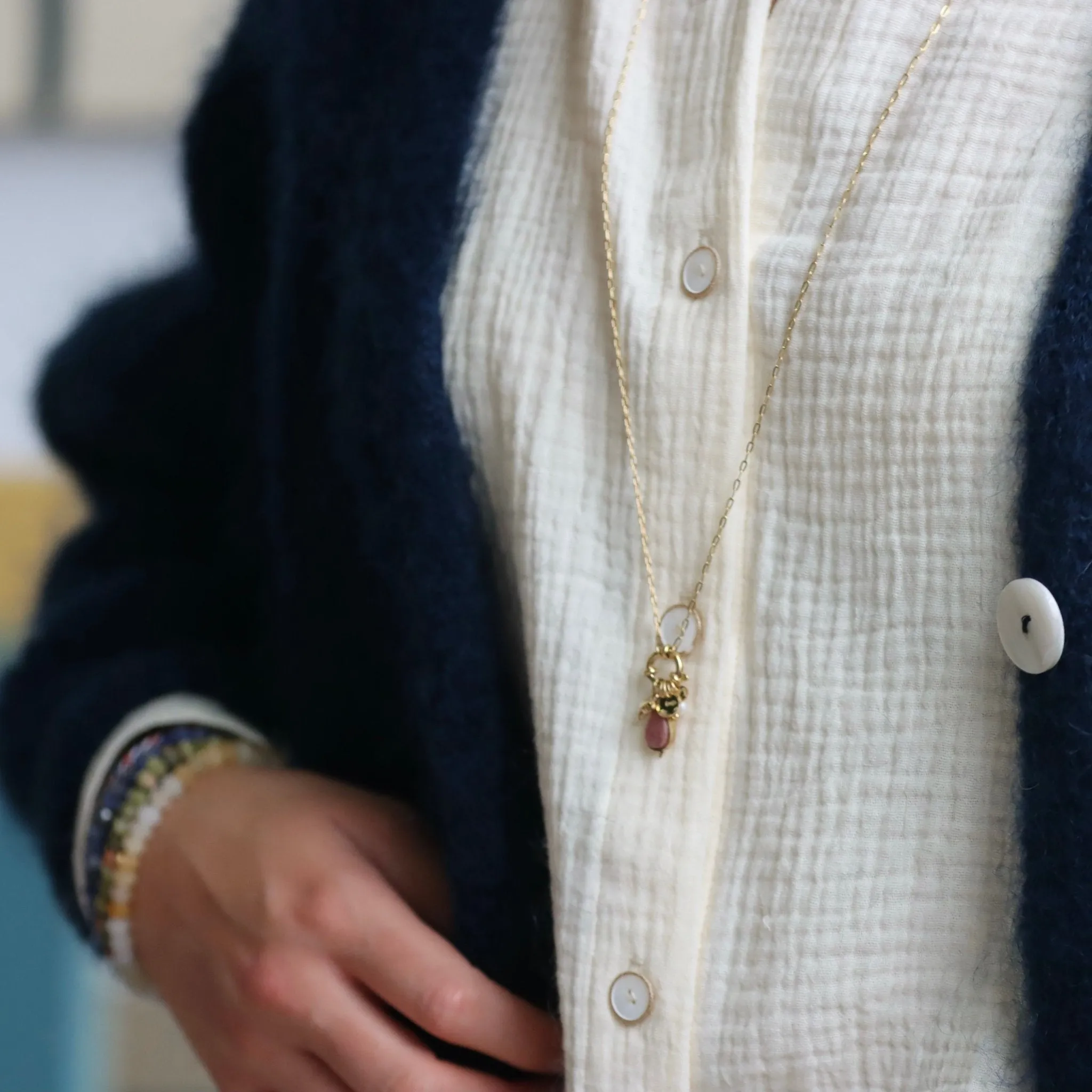 Collier Frisson rodhonite