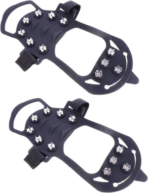 Crampons Cleats Ice Snow Grippers Crampons for Mountain Boots Traction Ice Crampons Shoes