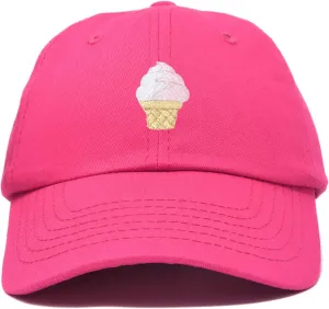 DALIX Soft Serve Ice Cream Hat Cotton Baseball Cap