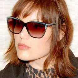 DORIS Black/Gray Cat-Eye Sunglasses