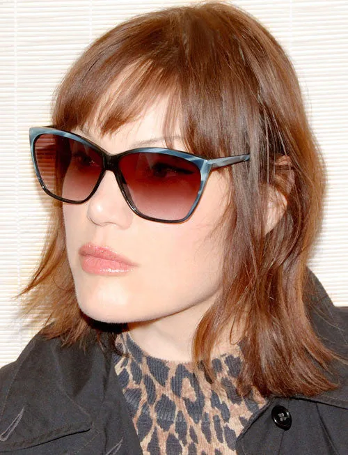 DORIS Black/Gray Cat-Eye Sunglasses