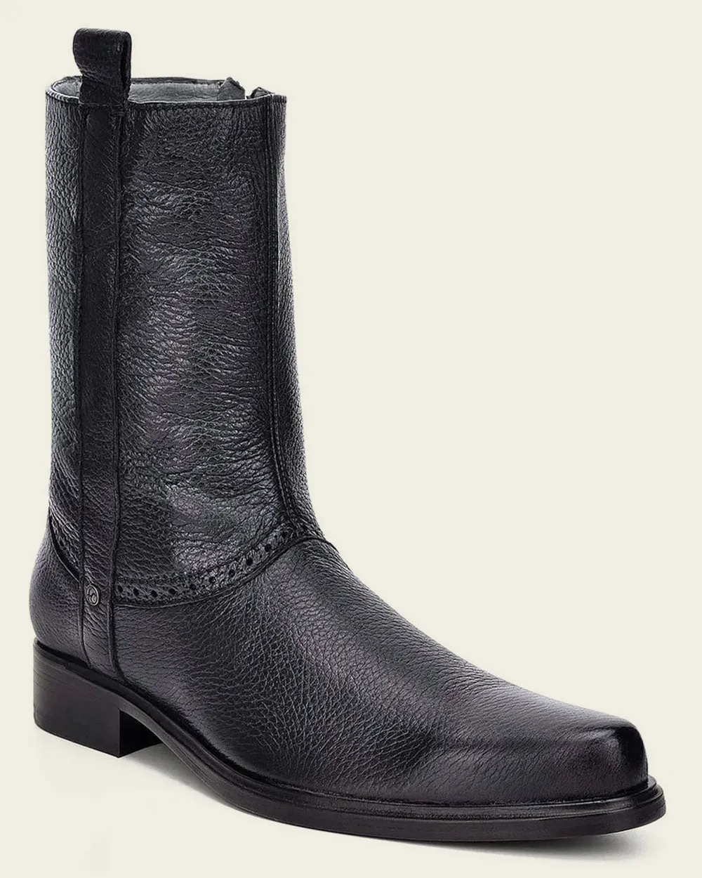 Dress hand-painted black boot
