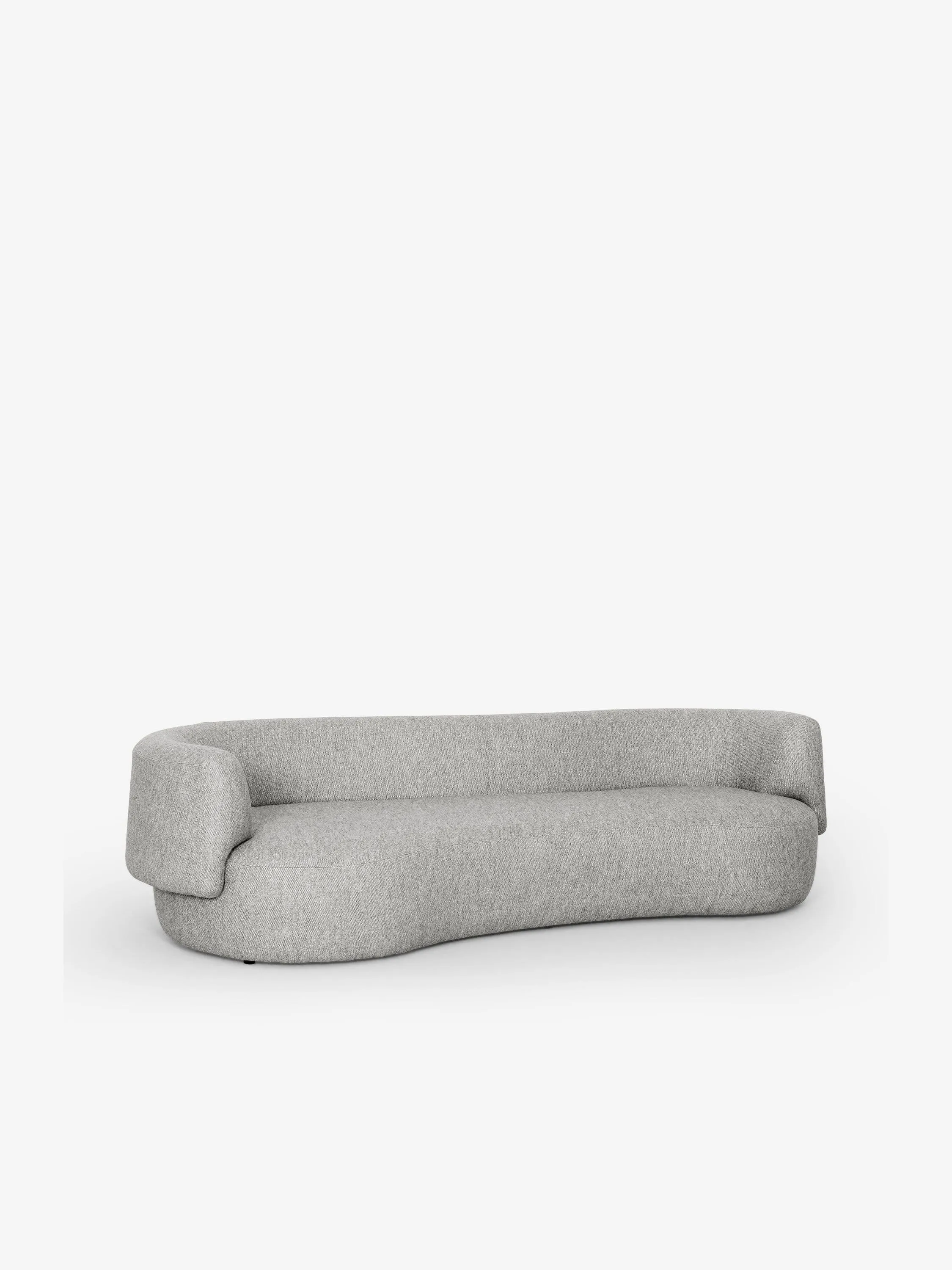 FAO Sofa in Gris Clair Deep Left Side by Collection Particuliere