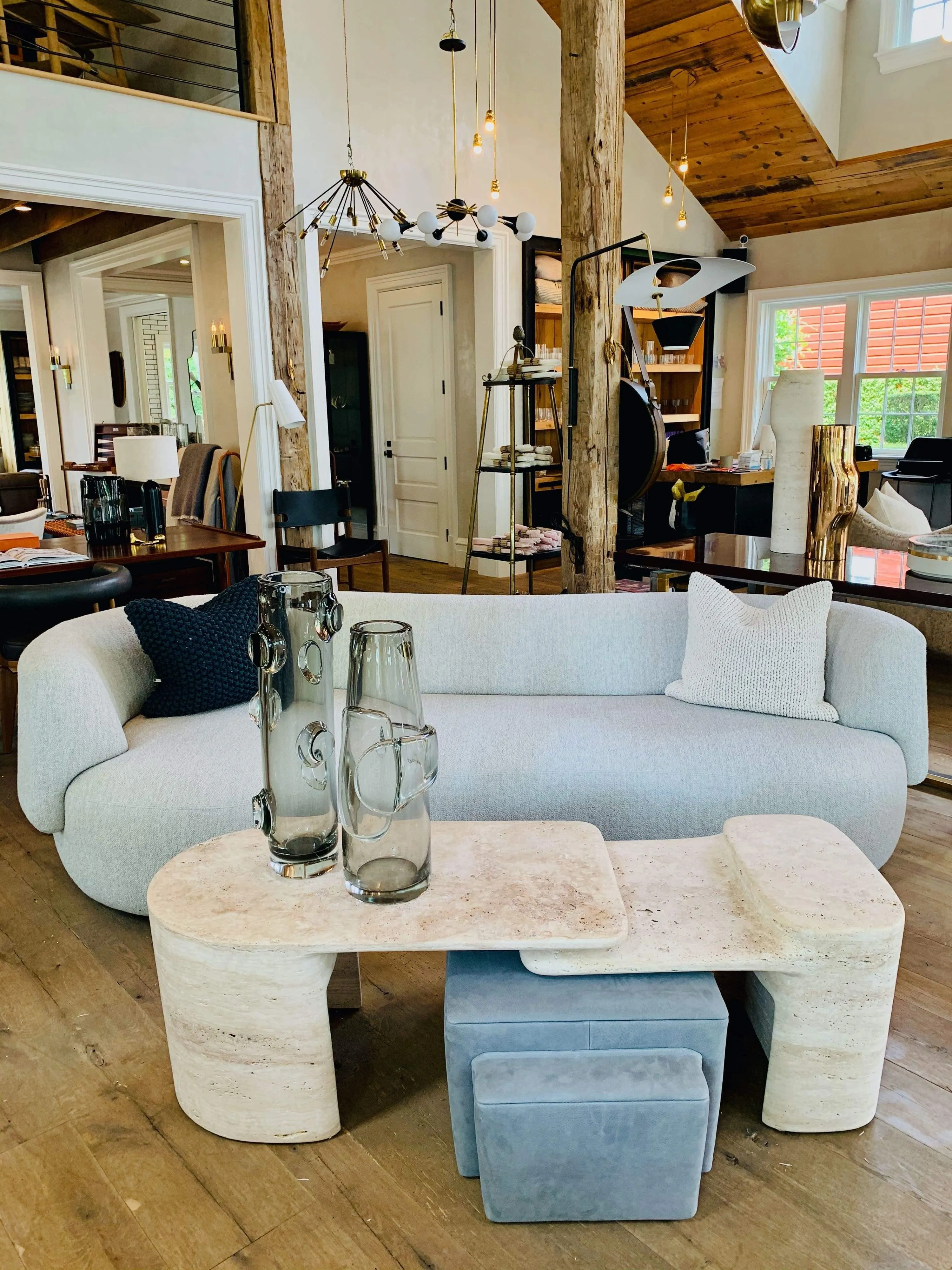 FAO Sofa in Gris Clair Deep Left Side by Collection Particuliere