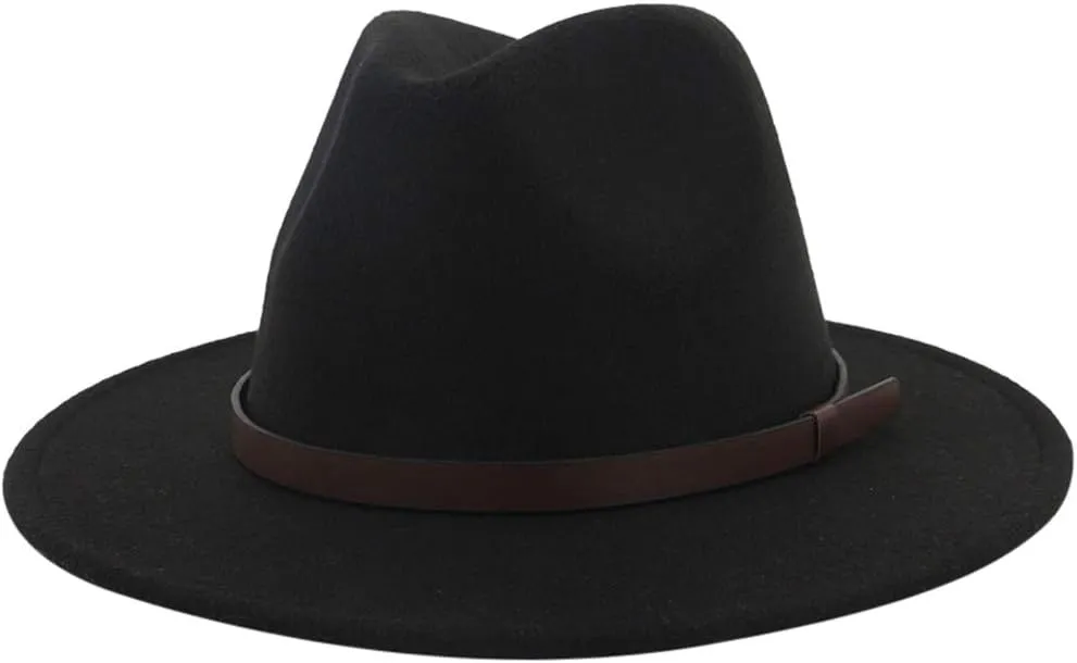 Fedora Fedora Hat for Men Women Short Brim Hat Classic Panama Winter Beach Sun Hat Fedora Sun Hats
