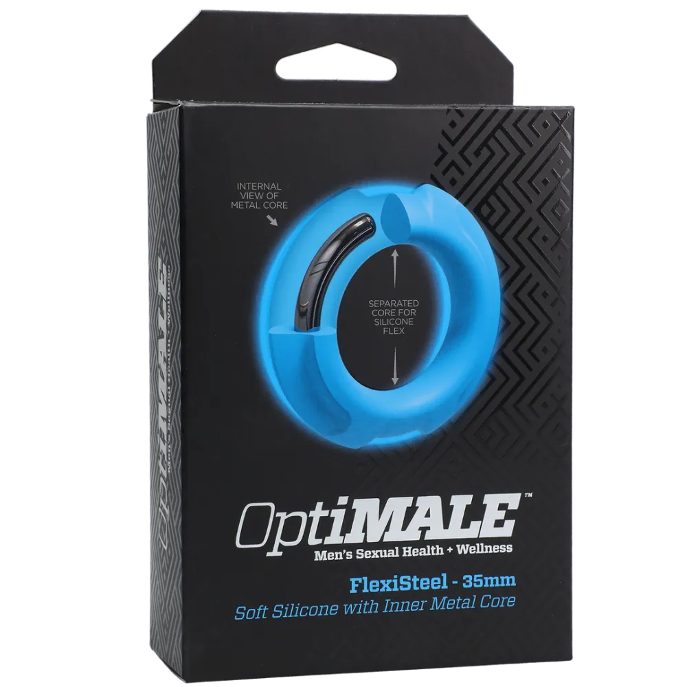 Flexisteel - Silicone Inner Metal Core - 35 mm - Blue