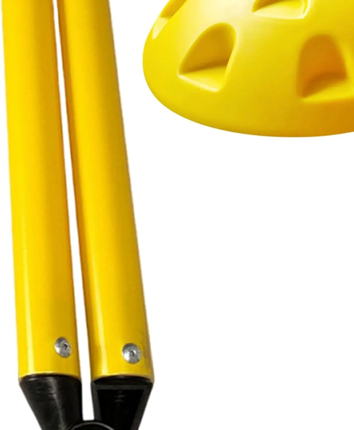Football Agility Training Poles Foldable Barrier Marking Pole Obstacle Soccer Agility Pole Set for Competition Practice