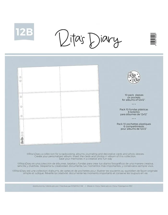 Fundas para Álbumes de 12"x12" modelo 12B