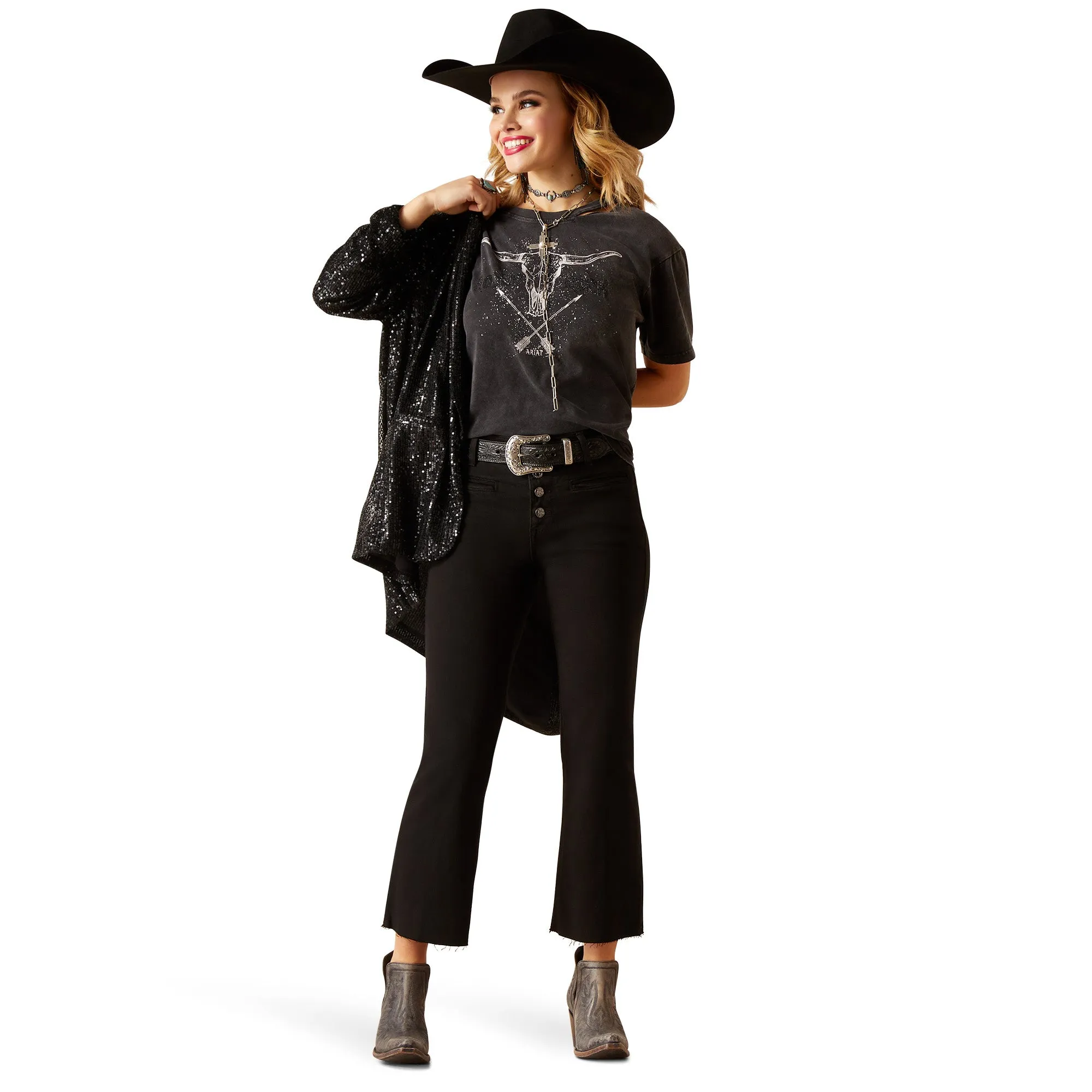 Jeans Ariat Jazmine Tiro Alto Kick Flare