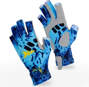 KastKing Sol Armis Sun Gloves UPF50  Fishing Gloves UV Protection, Sun Protection for Outdoor, Kayaking, Rowing