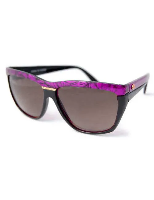 KAZUE Purple Cat-Eye Sunglasses