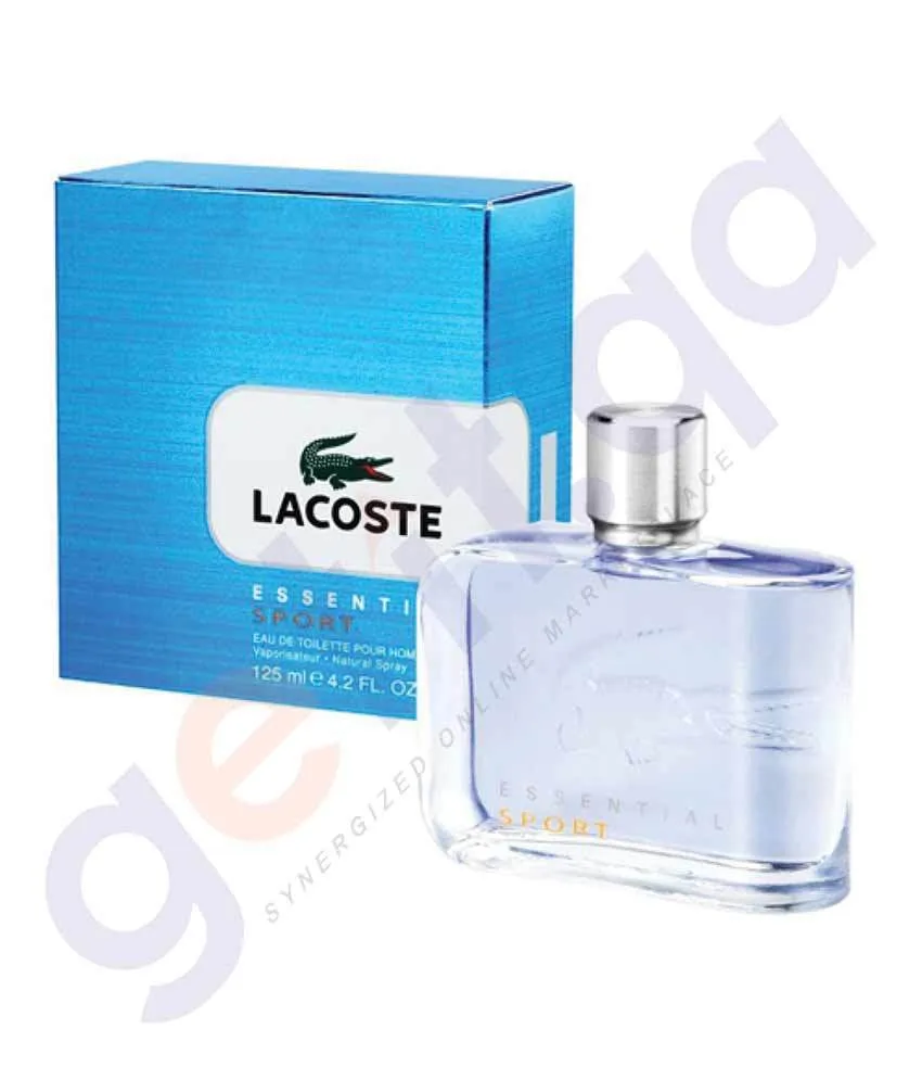 LACOSTE 125ML ESSENTIAL SPORT EDT FOR MEN