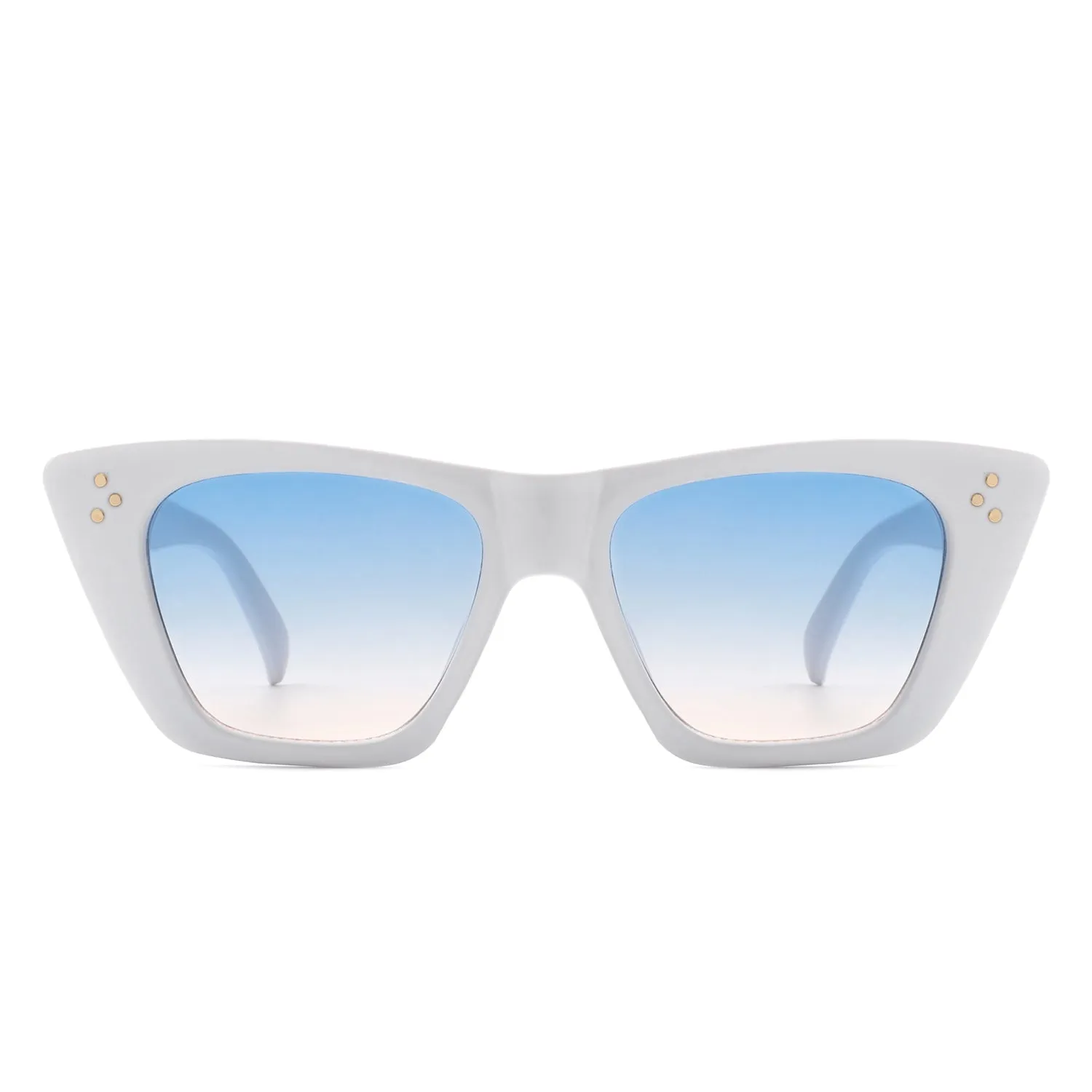 Lightnin - Women Retro Cat Eye Fashion Square Sunglasses
