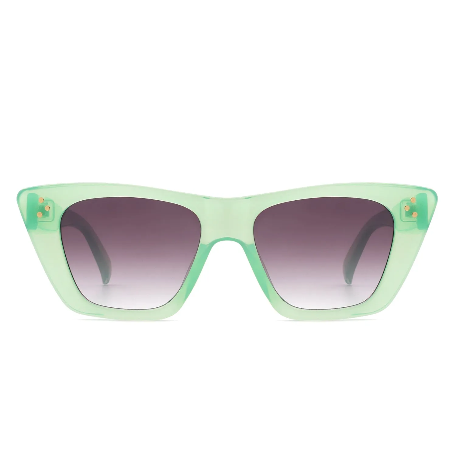 Lightnin - Women Retro Cat Eye Fashion Square Sunglasses