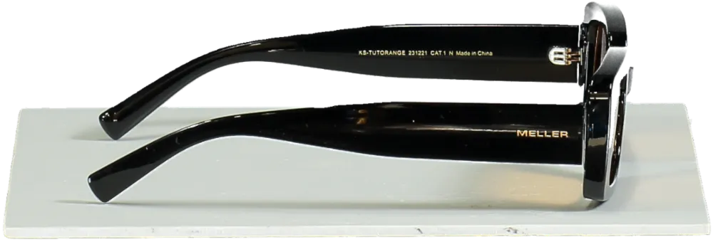 MELLER Black / Orange Kisai Rectangle Sunglasses