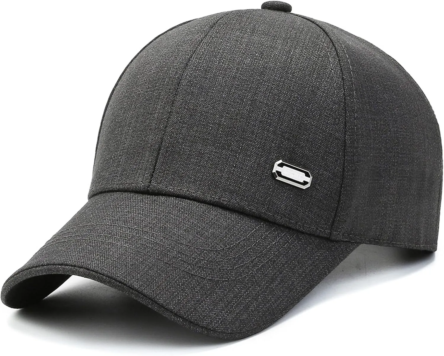 Men's Blank Plain Structured Baseball Cap Vintage Trucker Hat Retro Low Profile Golf Dad Hats for Men