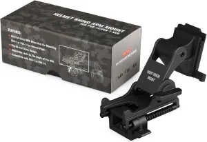 Metal Night Vision Goggle Rhino Arm Helmet Mount Adapter Adjustable Lever for Hunting Night Vision PVS14