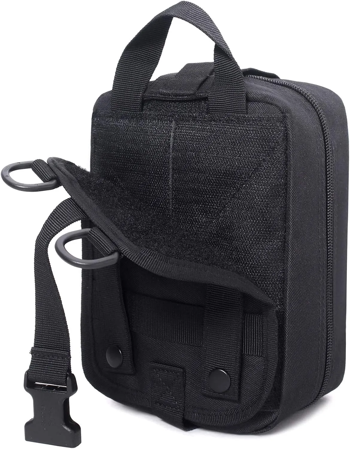 Molle Pouch, Sturdy 600D Nylon Tactical Medical Pouch,Rip-Away EMT First Aid Pouch (Bag Only)