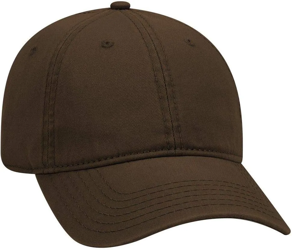 OTTO 6 Panel Low Profile Garment Washed Superior Cotton Twill