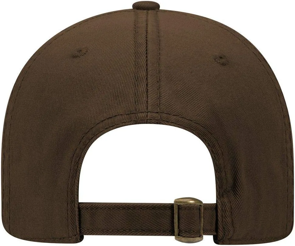 OTTO 6 Panel Low Profile Garment Washed Superior Cotton Twill