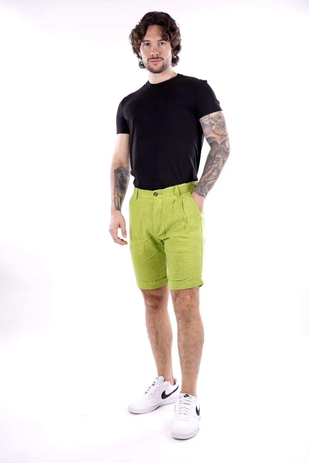 Philo Tinto Bermuda Verde Da Uomo