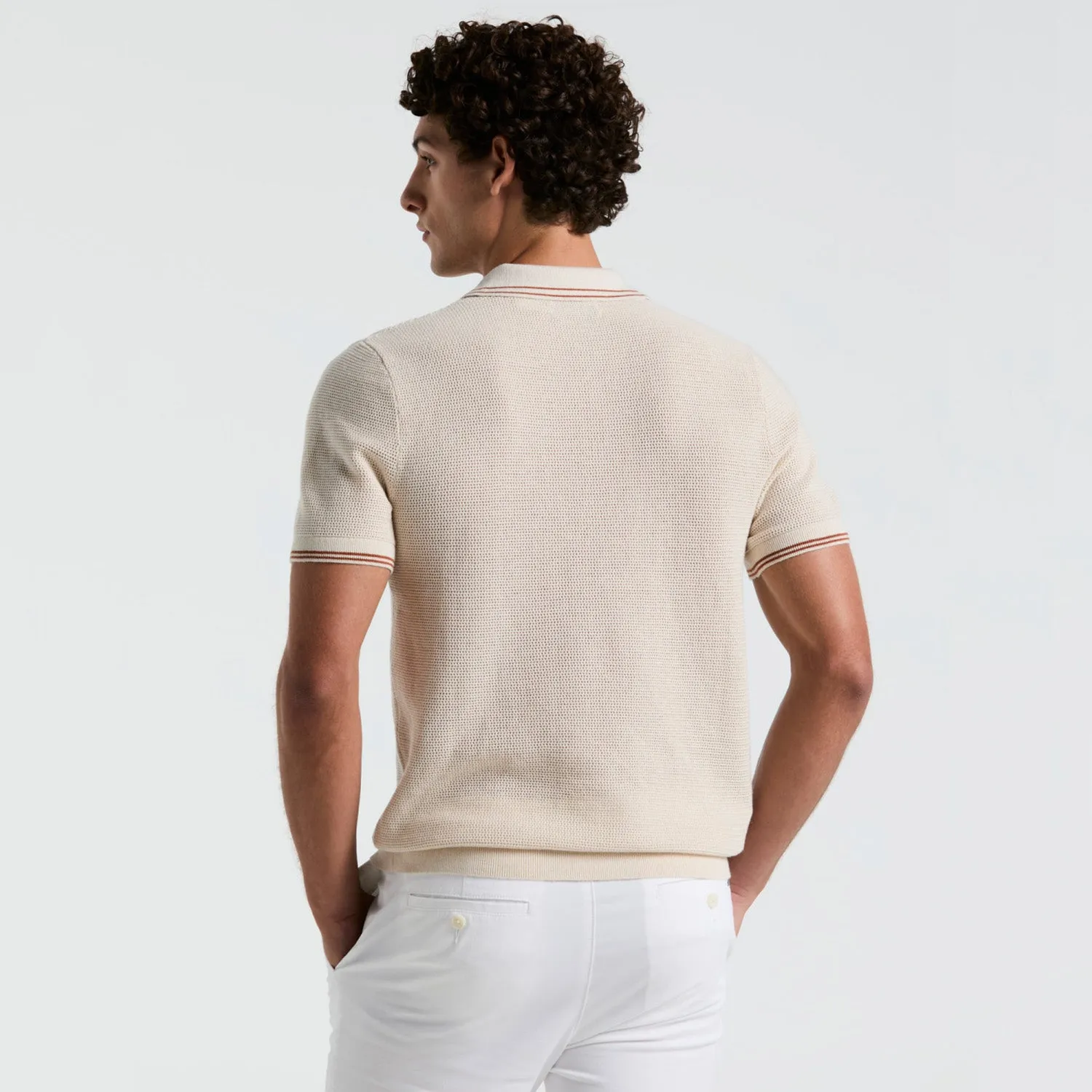 Polo De Algodón Johnny Collar