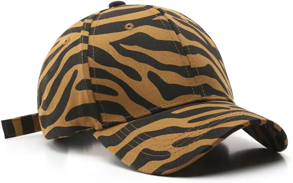 Striped Cap Unisex Baseball Cap Casual Sun Hat