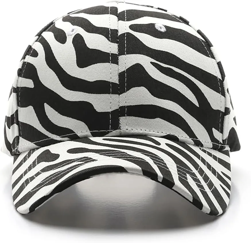 Striped Cap Unisex Baseball Cap Casual Sun Hat
