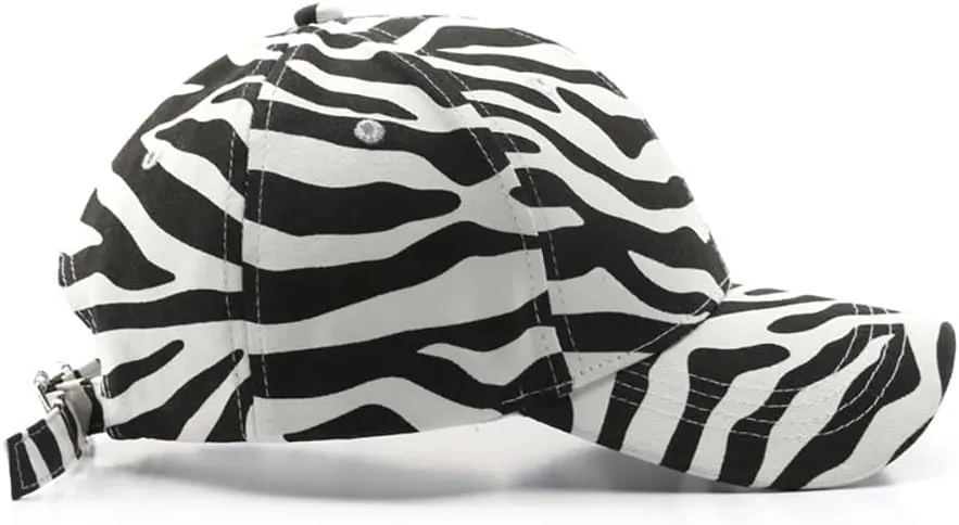 Striped Cap Unisex Baseball Cap Casual Sun Hat