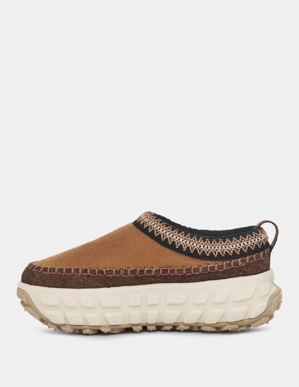 UGG Venture Daze Slide Marrones y Blancas Mujer